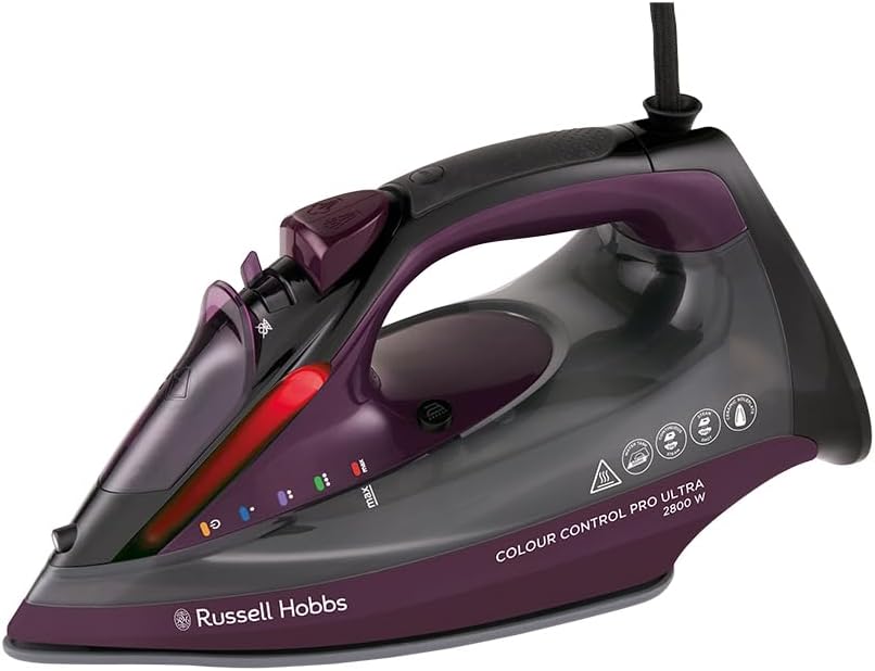 Thumbnail 2 de Russell Hobbs Ferro da Stiro Colour Control Pro Ultra 27281-56: potenza, ceramica antiaderente e controllo colore