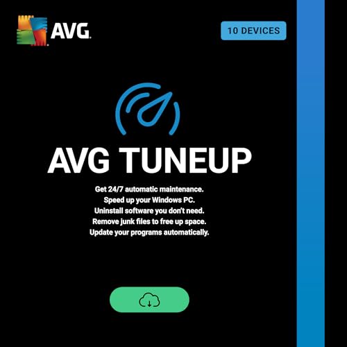 AVG TuneUp 2026 for 10 Devices (1 Year) – Activation Code by Email