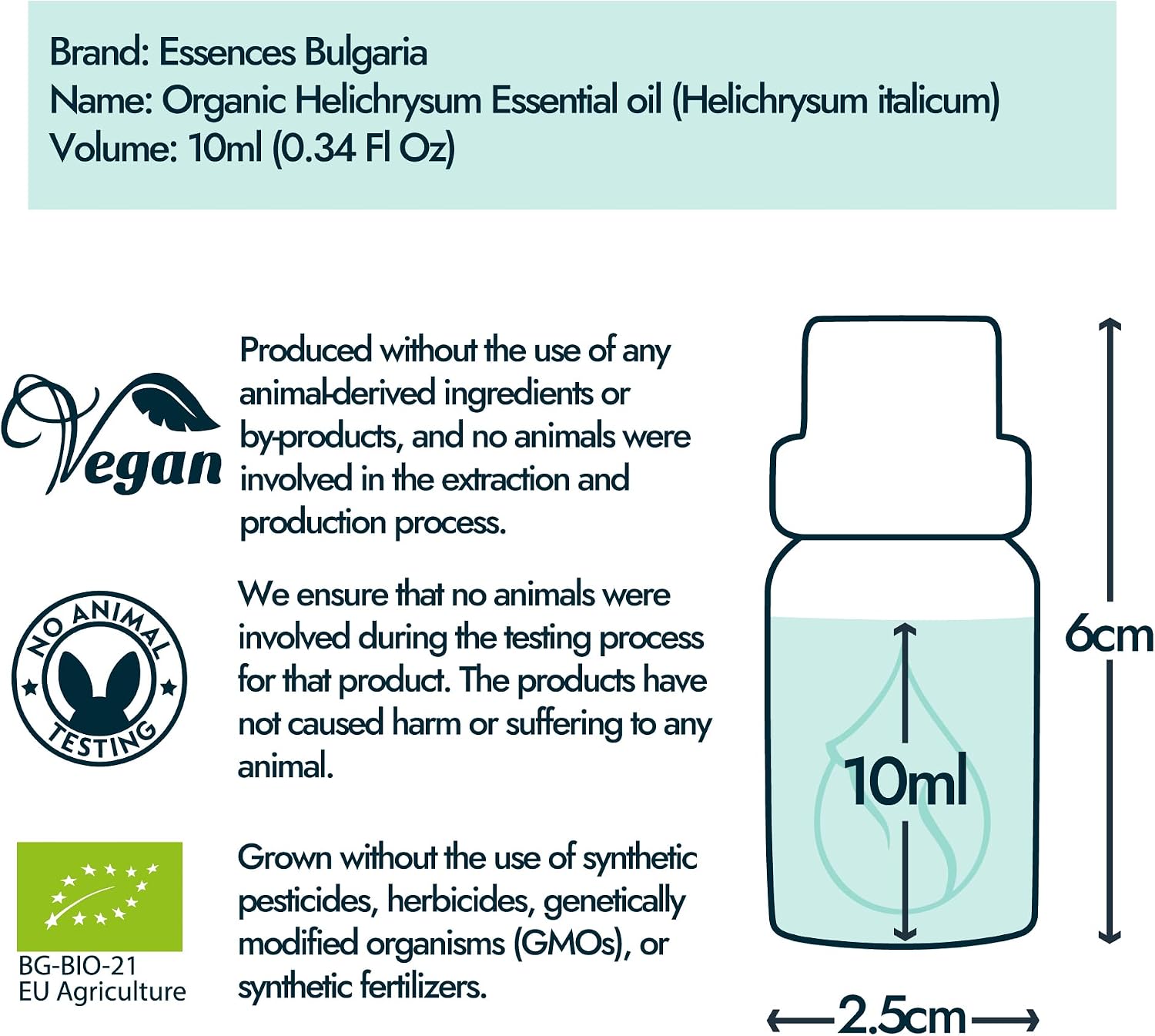 Thumbnail 6 de Essences Bulgaria Aceite Esencial de Helicriso Orgánico 10ml 🌼