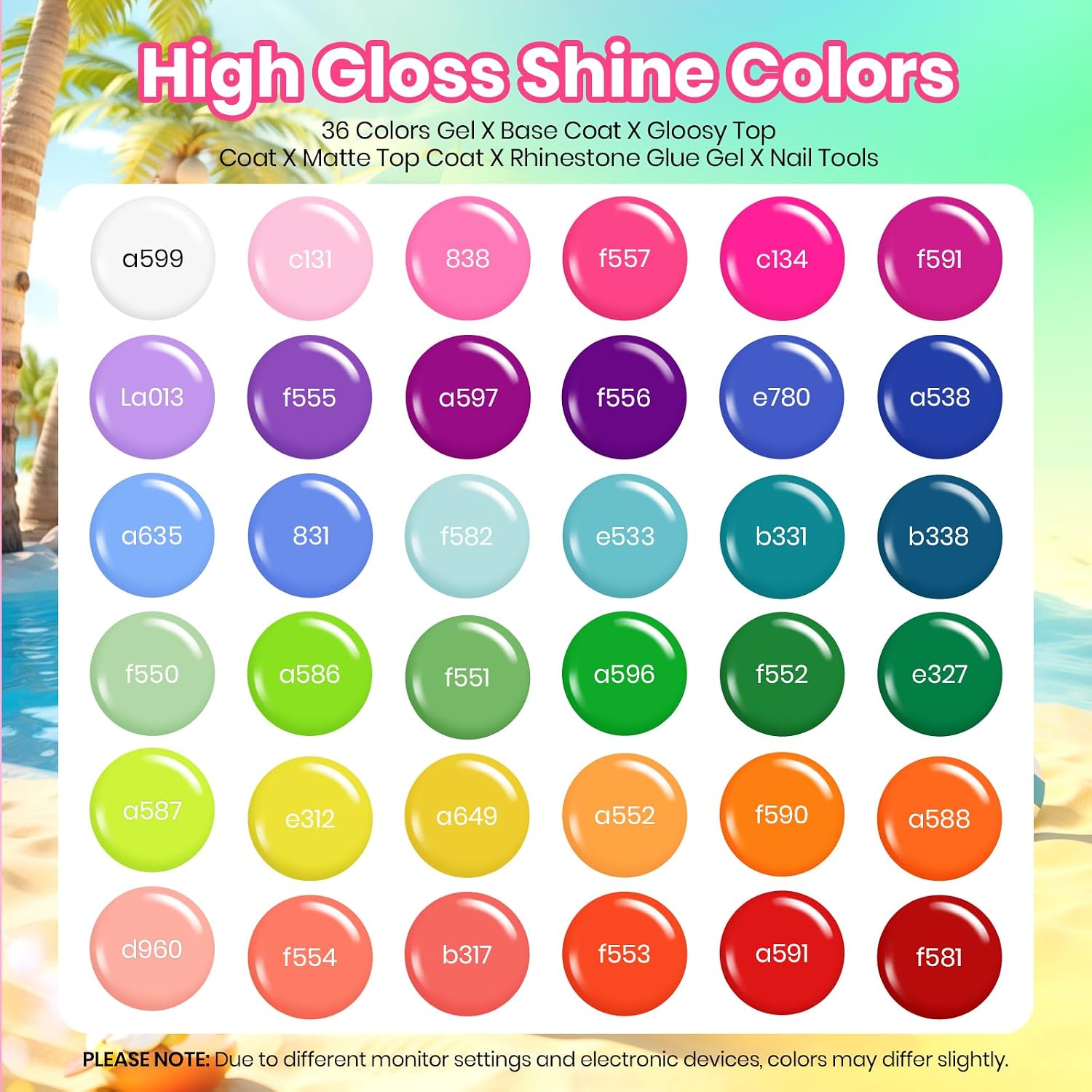 Thumbnail 1 de beetles Gel Polish 36-Color Spring Set