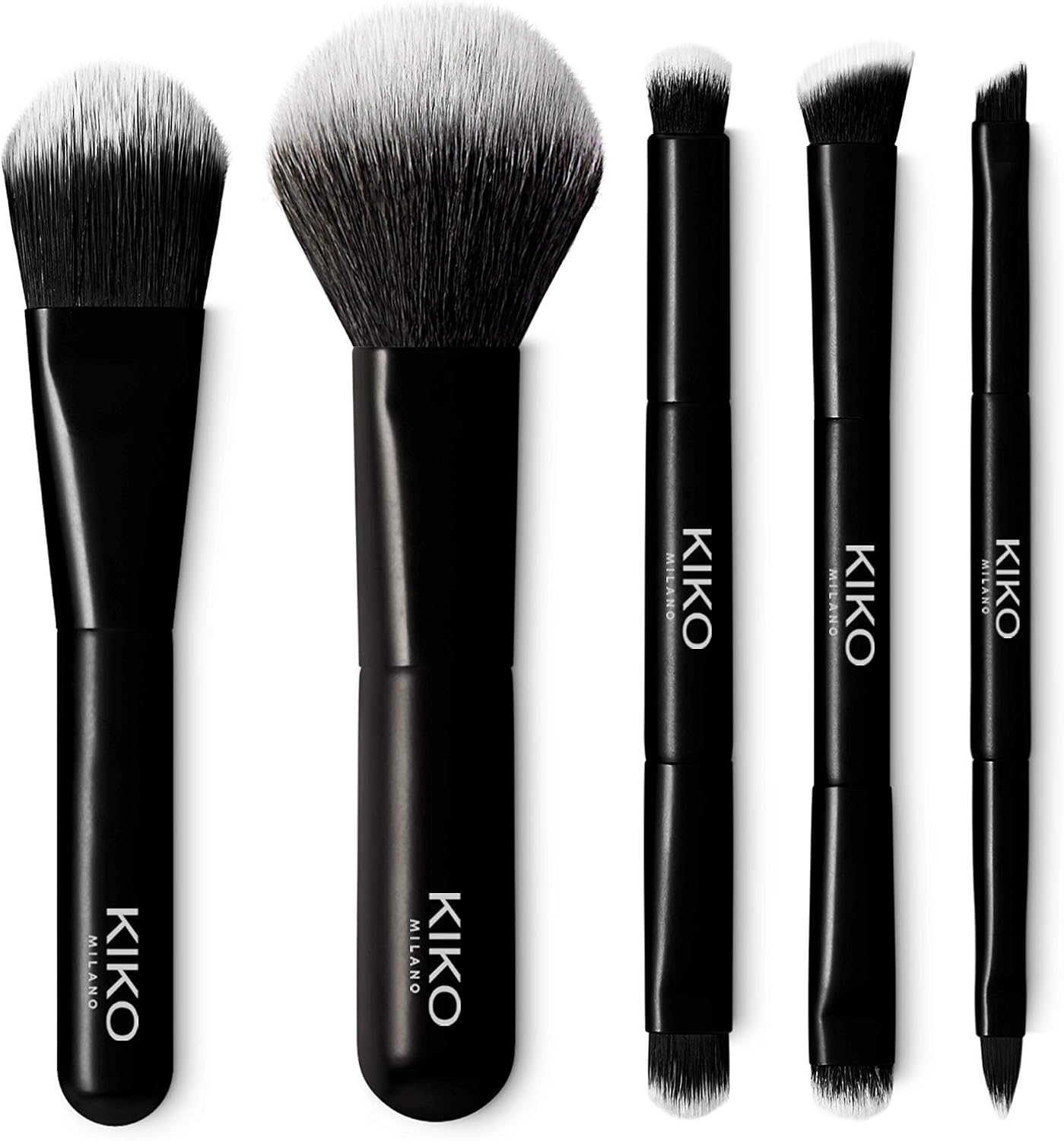 Detalle 2 de KIKO Milano KM0050103100044 Travel Brush Set: 5 kwasten met saffiano-etui