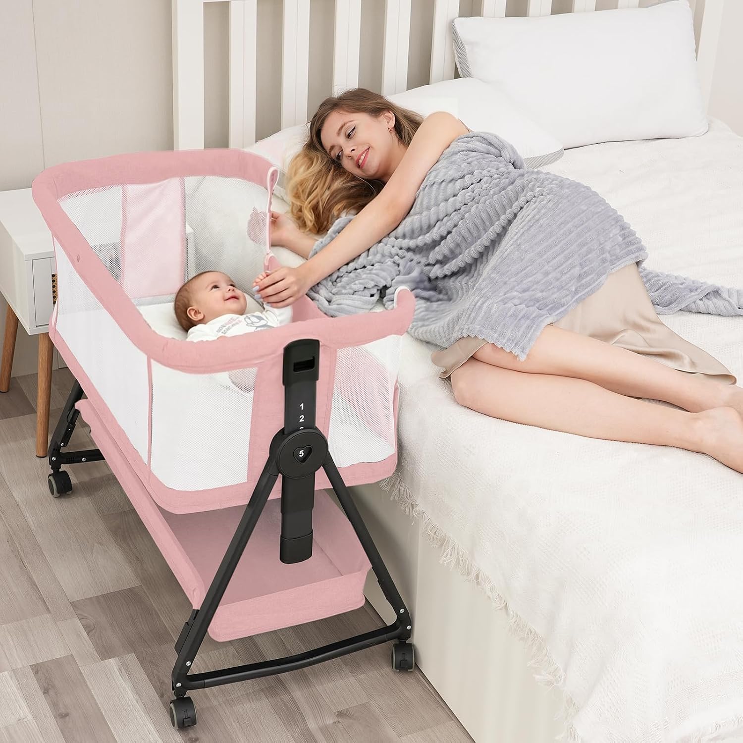 Thumbnail 6 de Jestonten bedside bassinet, 7 height settings