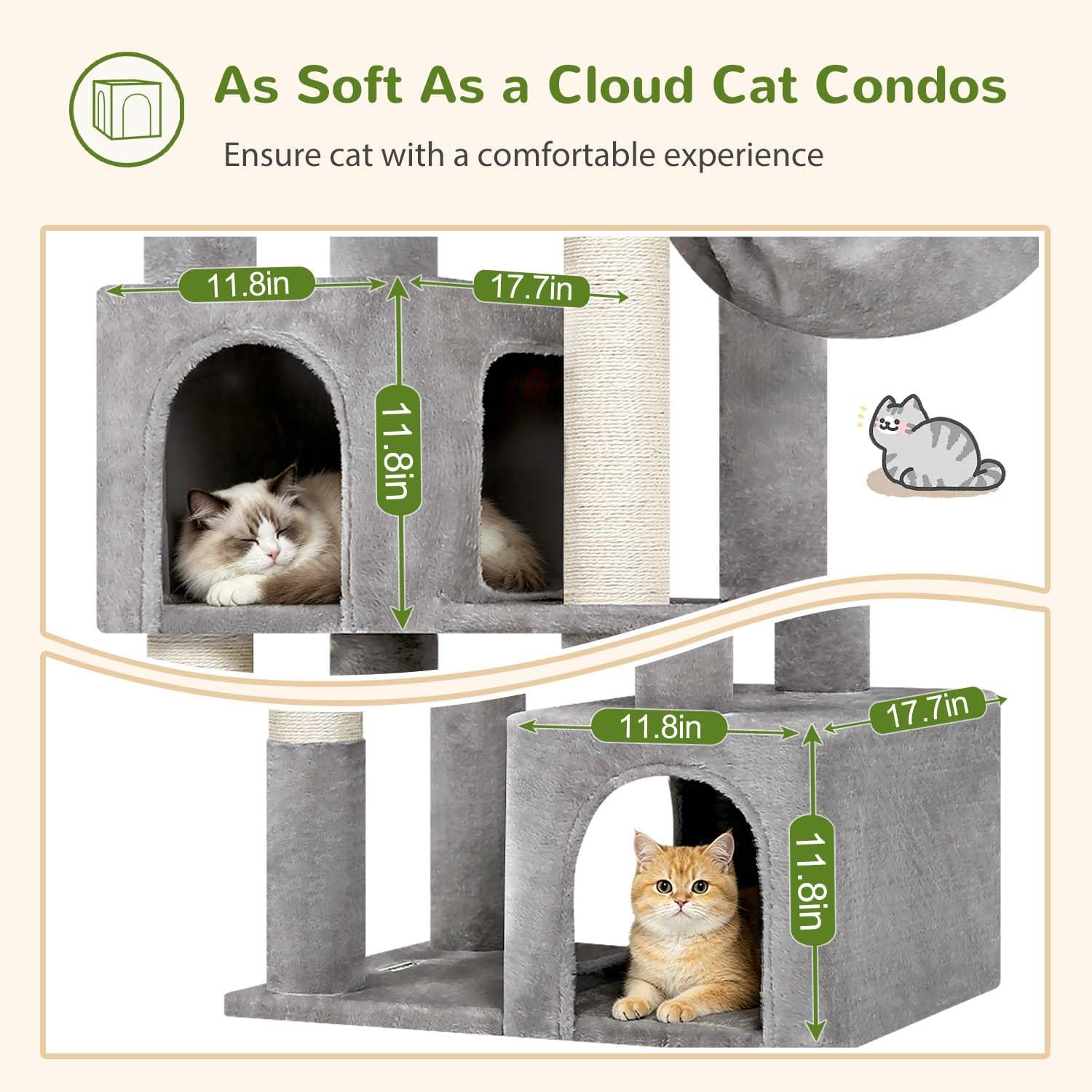 Detalle de Globlazer Cat Tree, 64-inch