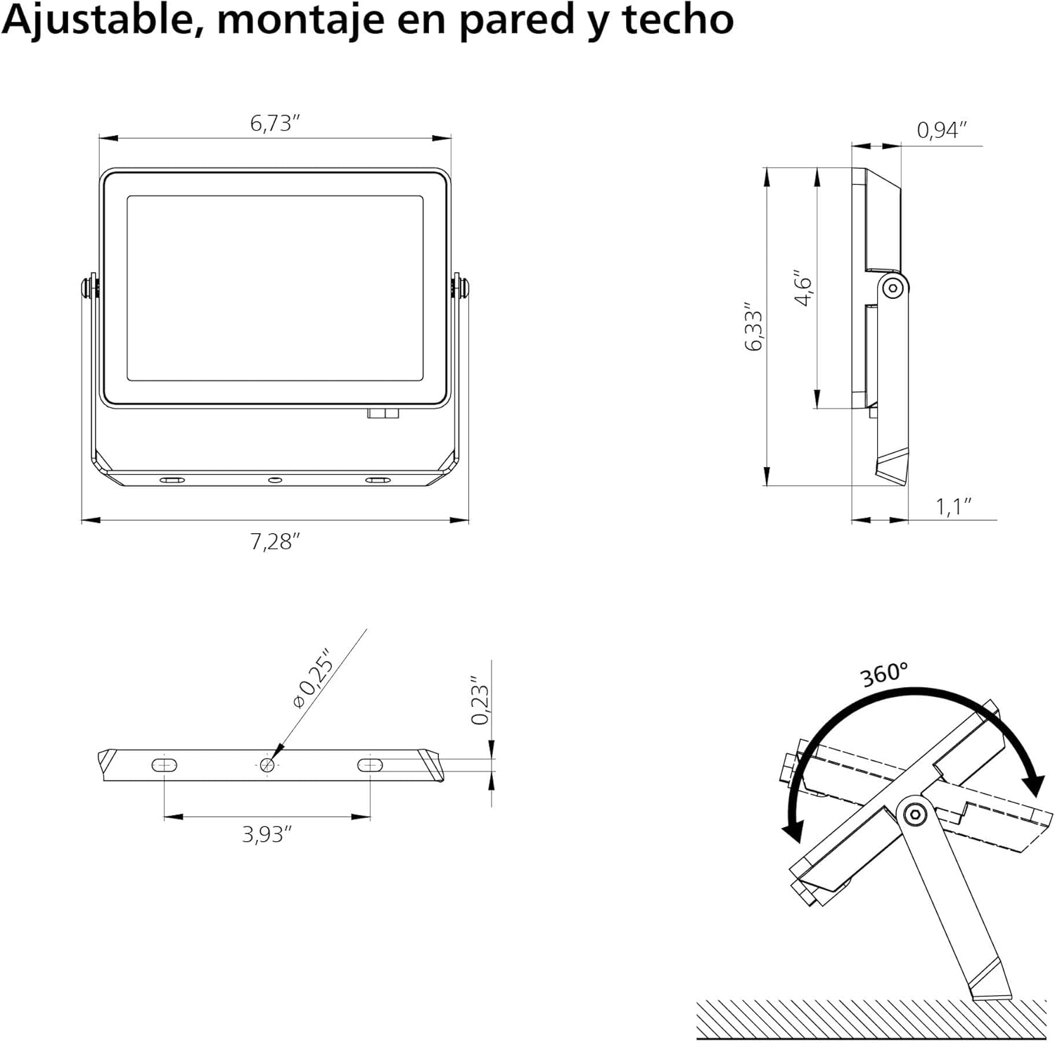 Thumbnail 2 de Philips Proyector LED Profesional 30W Luz Cálida 3000K 🌟