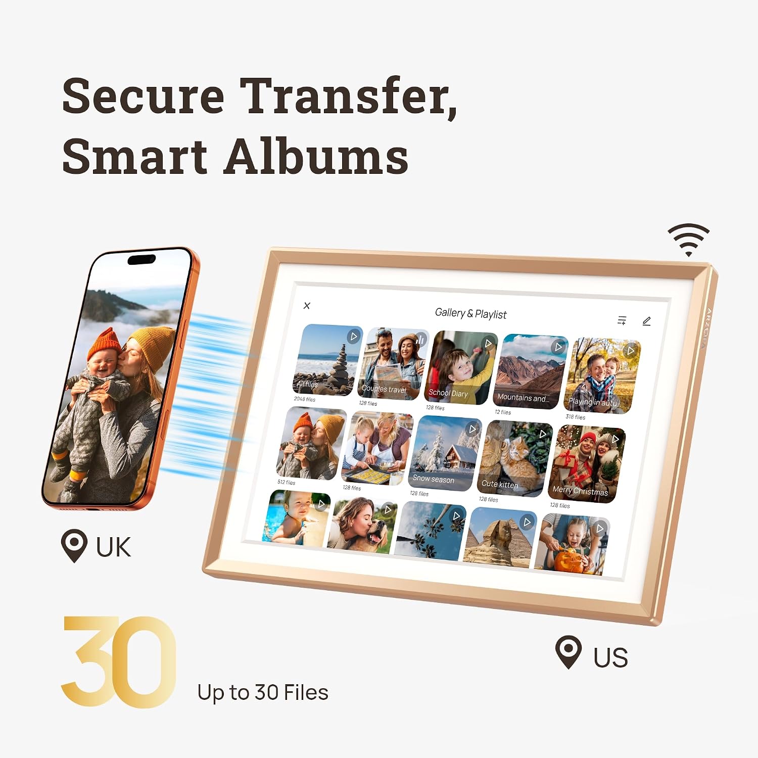 Thumbnail 3 de ARZOPA digital photo frame, 10.1-inch