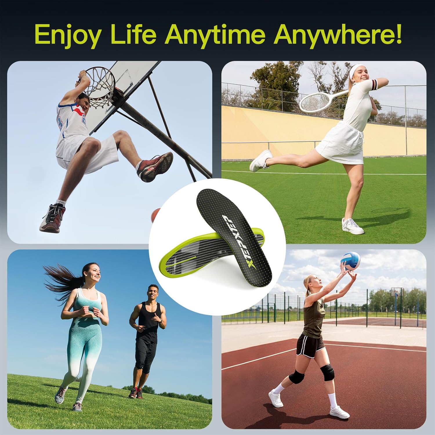 Thumbnail 6 de 2026 Sport Carbon Fiber Performance Insoles – Customized Inserts for Enhanced Jump, Speed, and Recovery