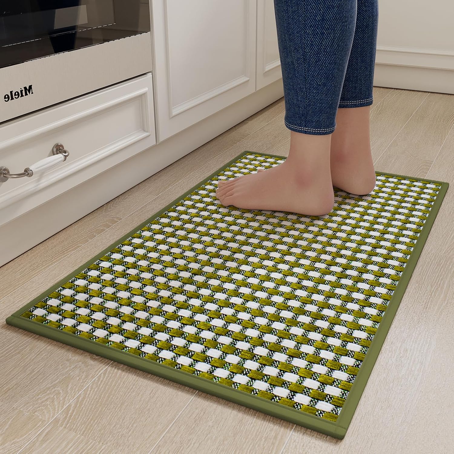 Detalle de YDKGL 17"x28" absorbent kitchen mat 🧽