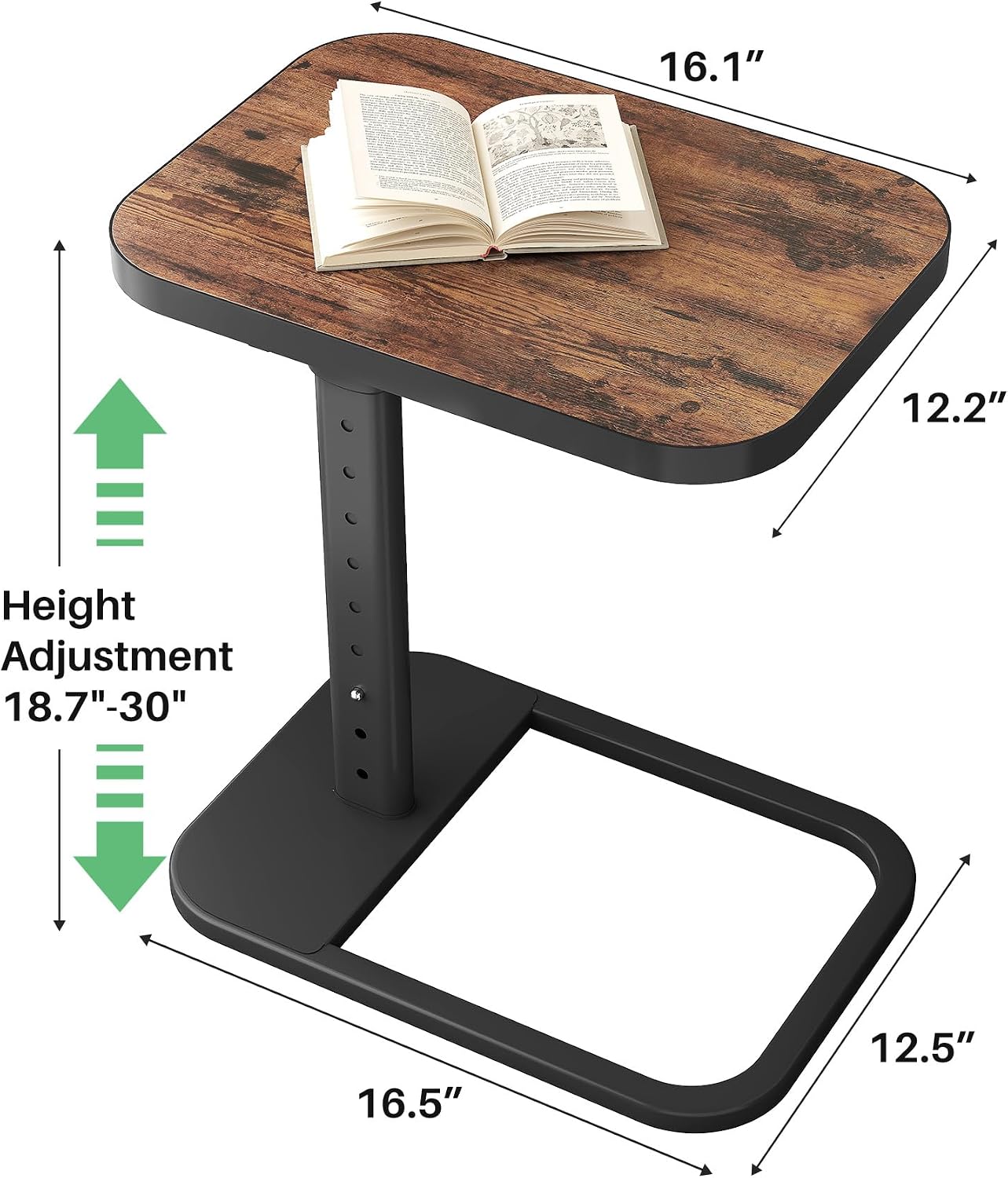 Thumbnail 4 de Kitstorack Upgraded TV Tray Table 19-30 in