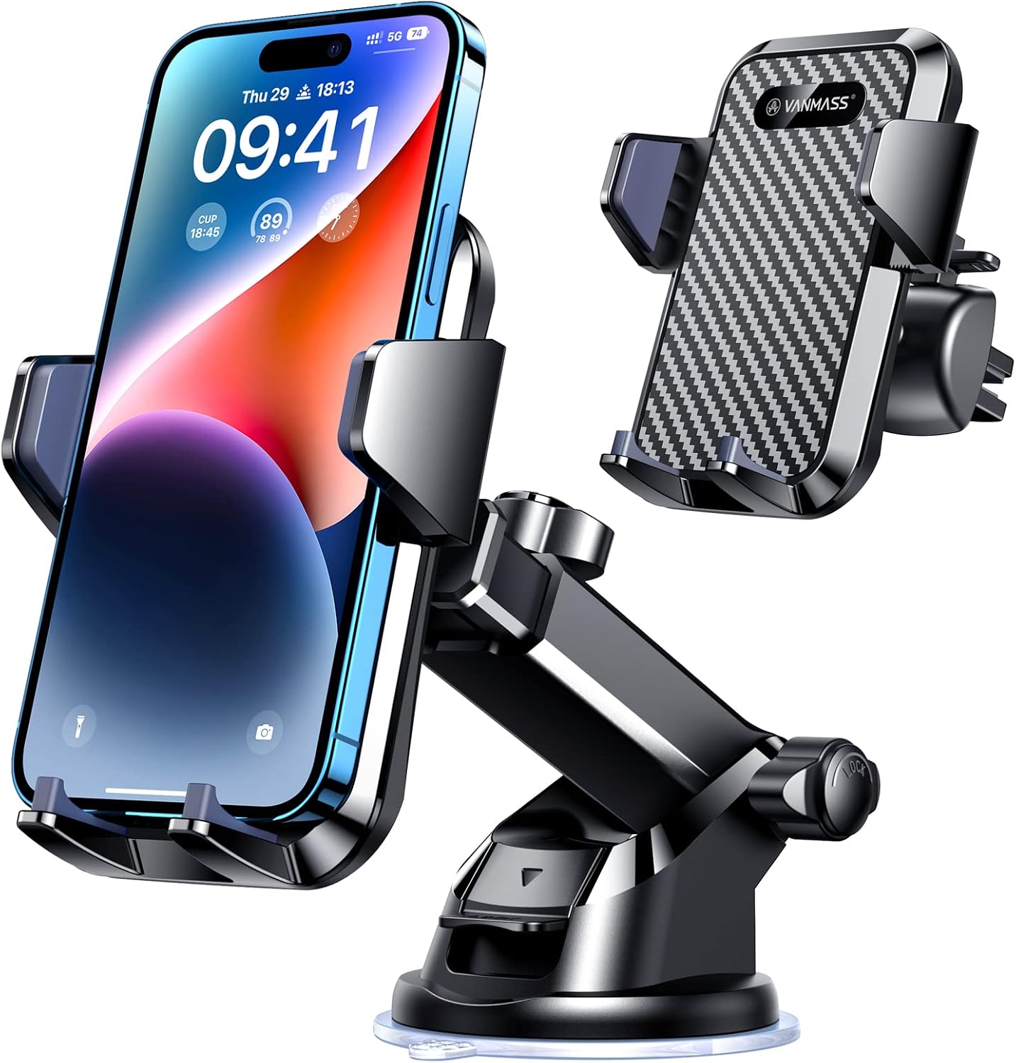 Thumbnail 6 de Support téléphone voiture VANMASS 20 kg
