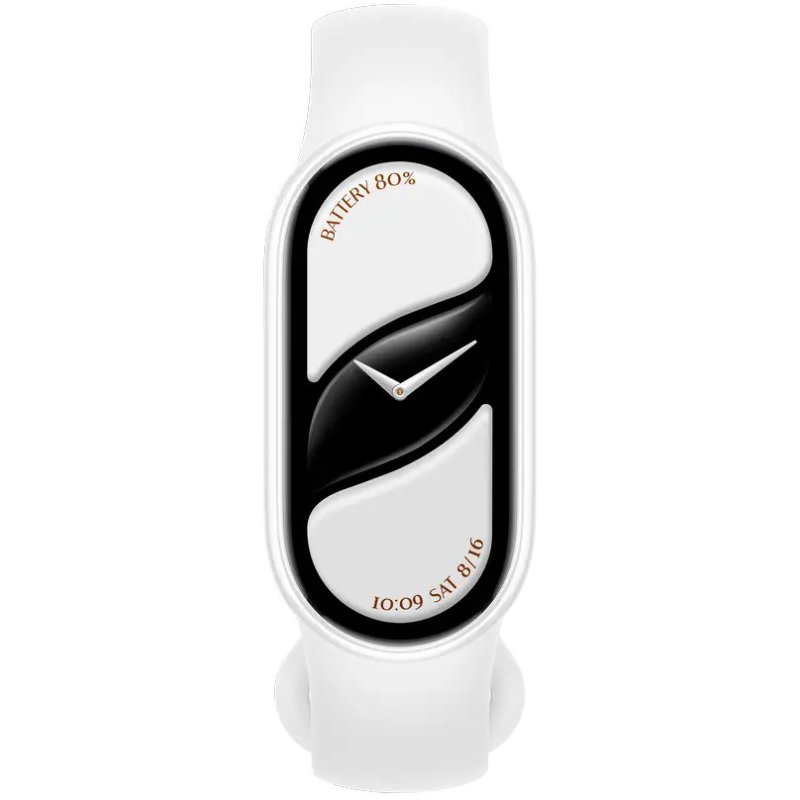 Detalle 2 de Xiaomi Smart Band 10 pulsera de actividad blanco cerámico con pantalla AMOLED
