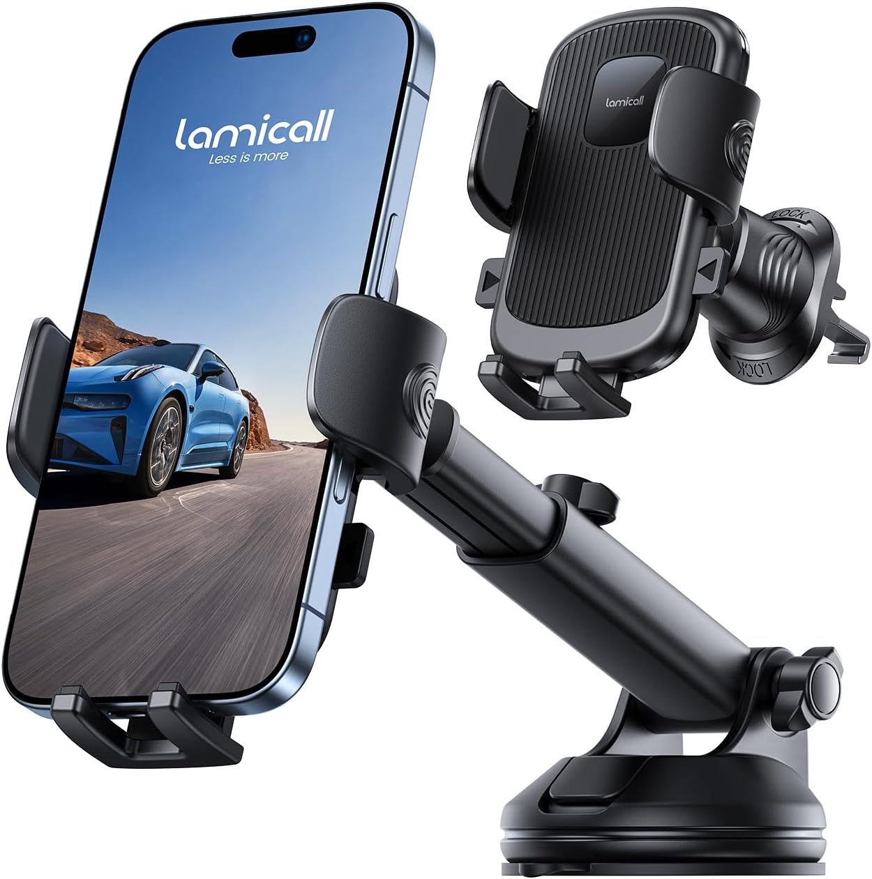 Lamicall 3-in-1 Pro Car Phone Holder 360°