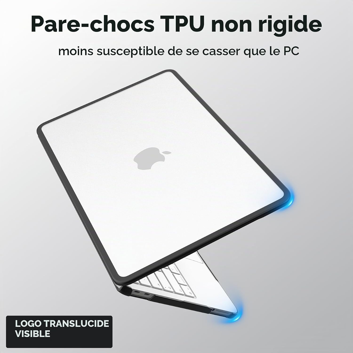 Thumbnail 2 de eleger A3404 beschermhoes voor MacBook Neo 13 inch, mat transparant