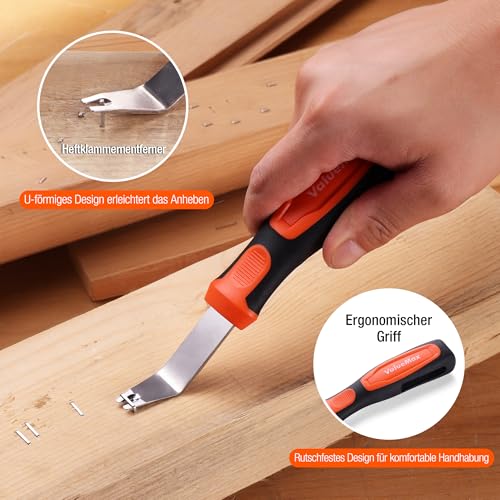 Detalle de ValueMax 3-in-1 Handtacker Set mit 3000 Klammern – TÜV GS geprüft