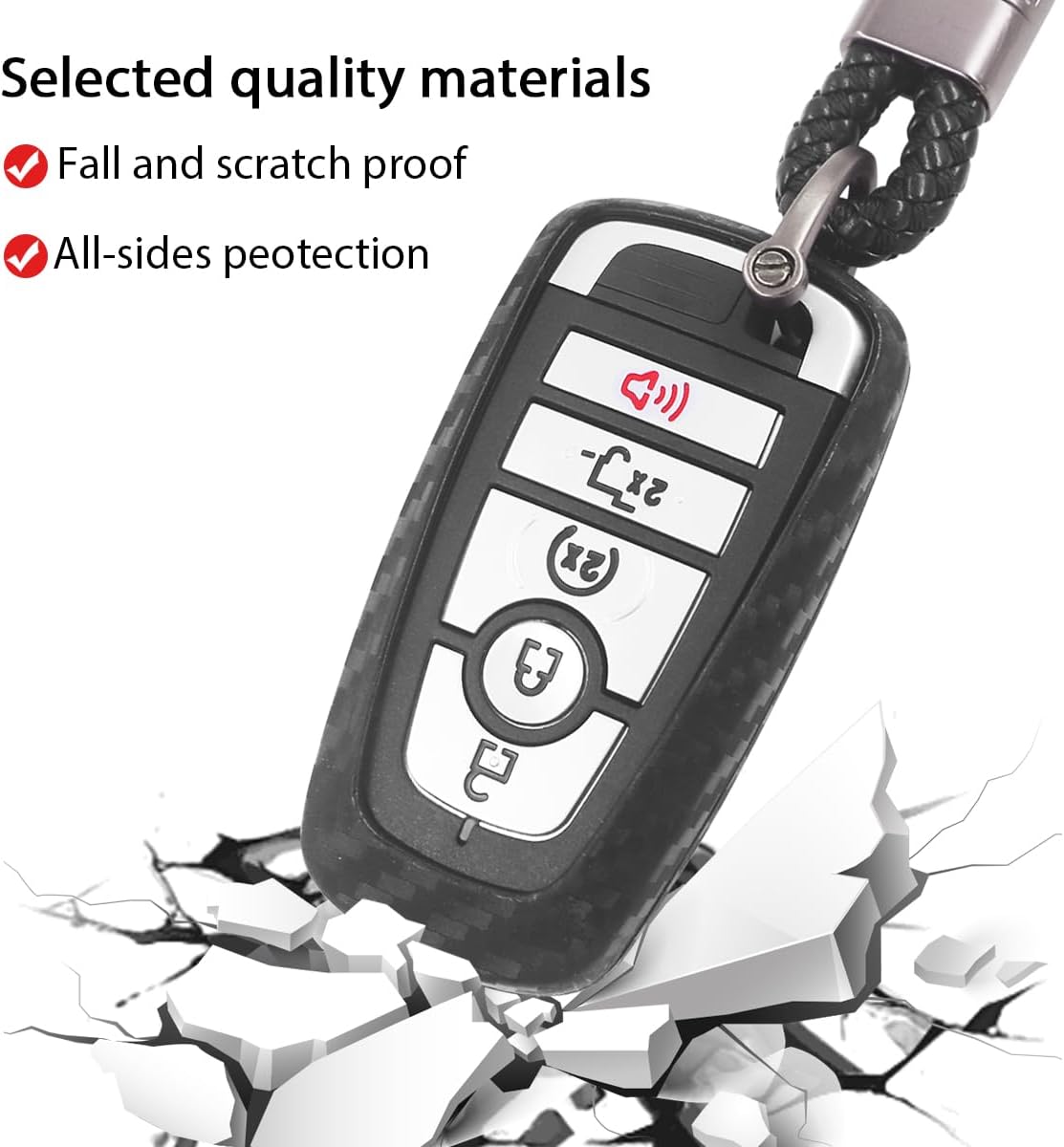 Detalle de MAIMOCCY Silicone Key Fob Cover