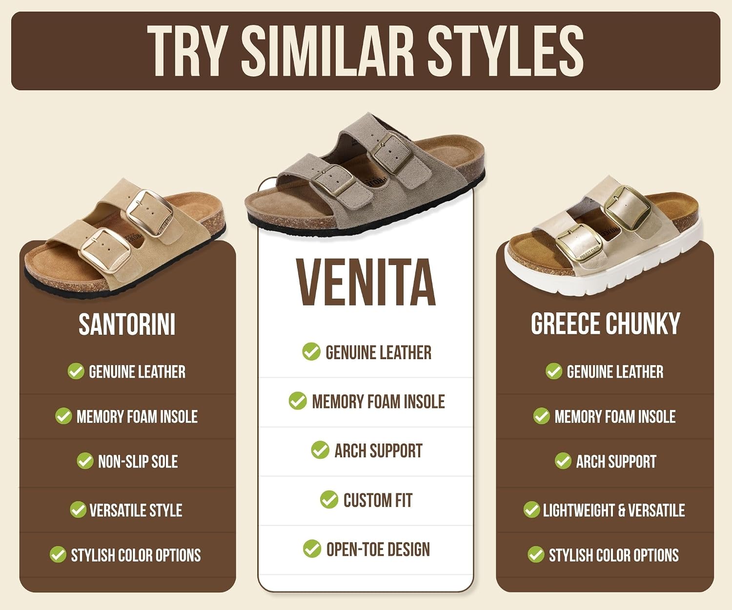 Thumbnail 5 de Project Cloud Genuine Leather Women's Sandals 2026 👡