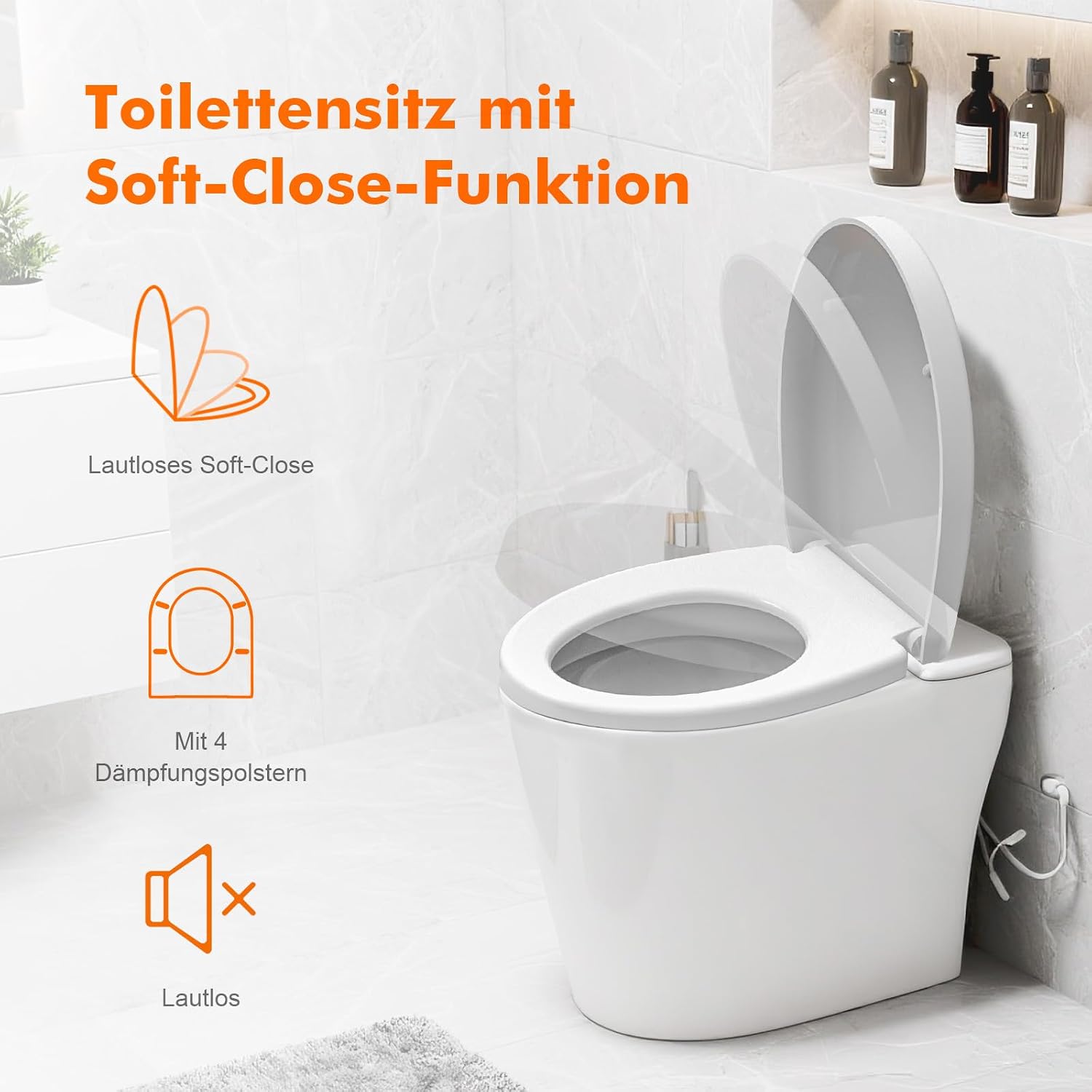 Thumbnail 4 de Ibergrif M41002 Toilettendeckel 150 kg 🚽