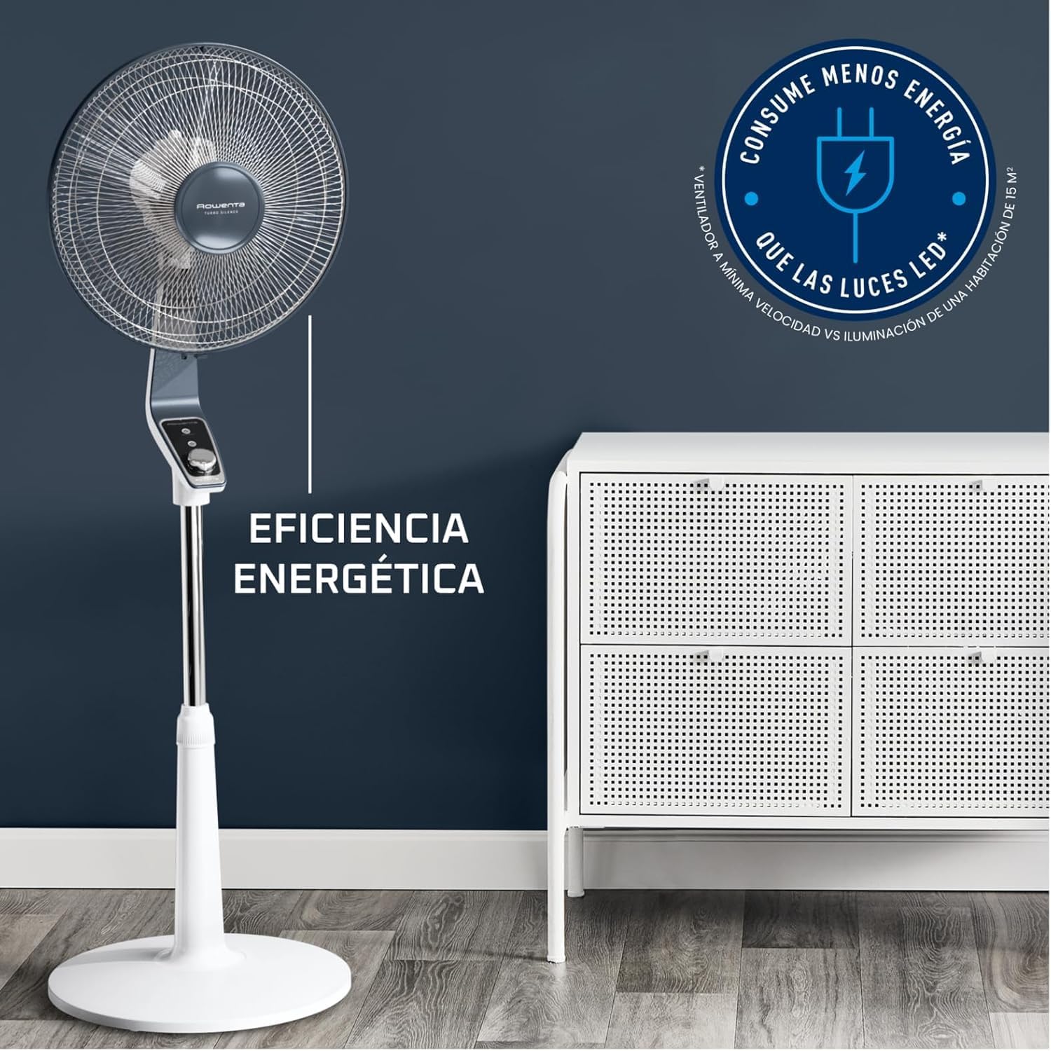 Thumbnail 6 de Rowenta Turbo Silence Extreme Ventilador de Pie Blanco 🌀