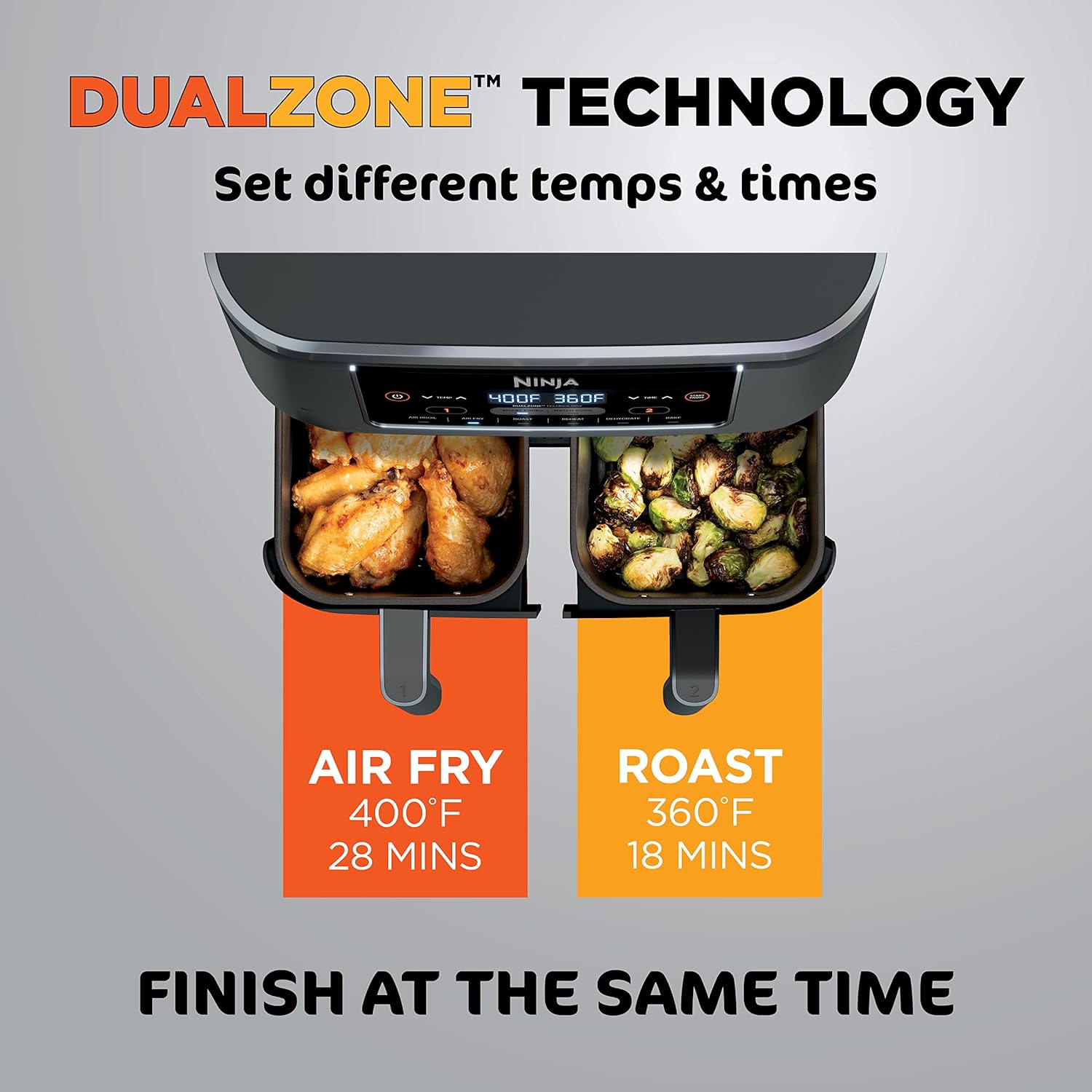 Detalle 2 de Ninja DZ201 8-Quart Air Fryer ⚡