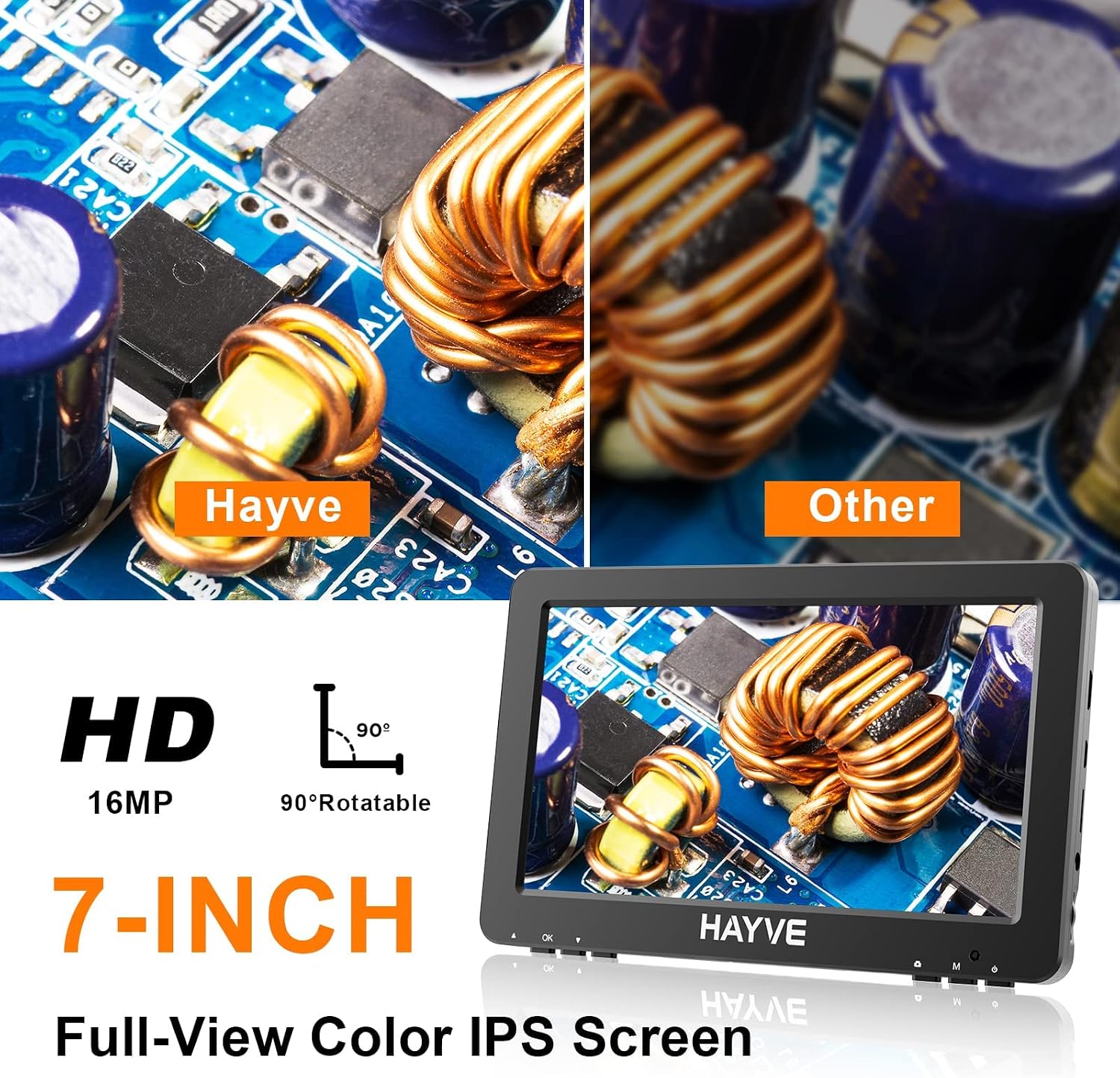 Thumbnail 1 de Digital Microscope 16MP 1200X with 7" IPS screen