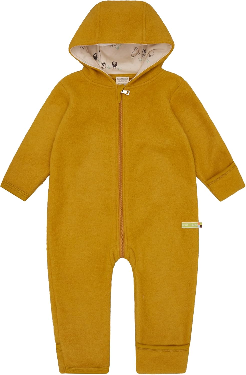 Thumbnail 5 de loud + proud Unisex Baby Wollfleece Overall GOTS