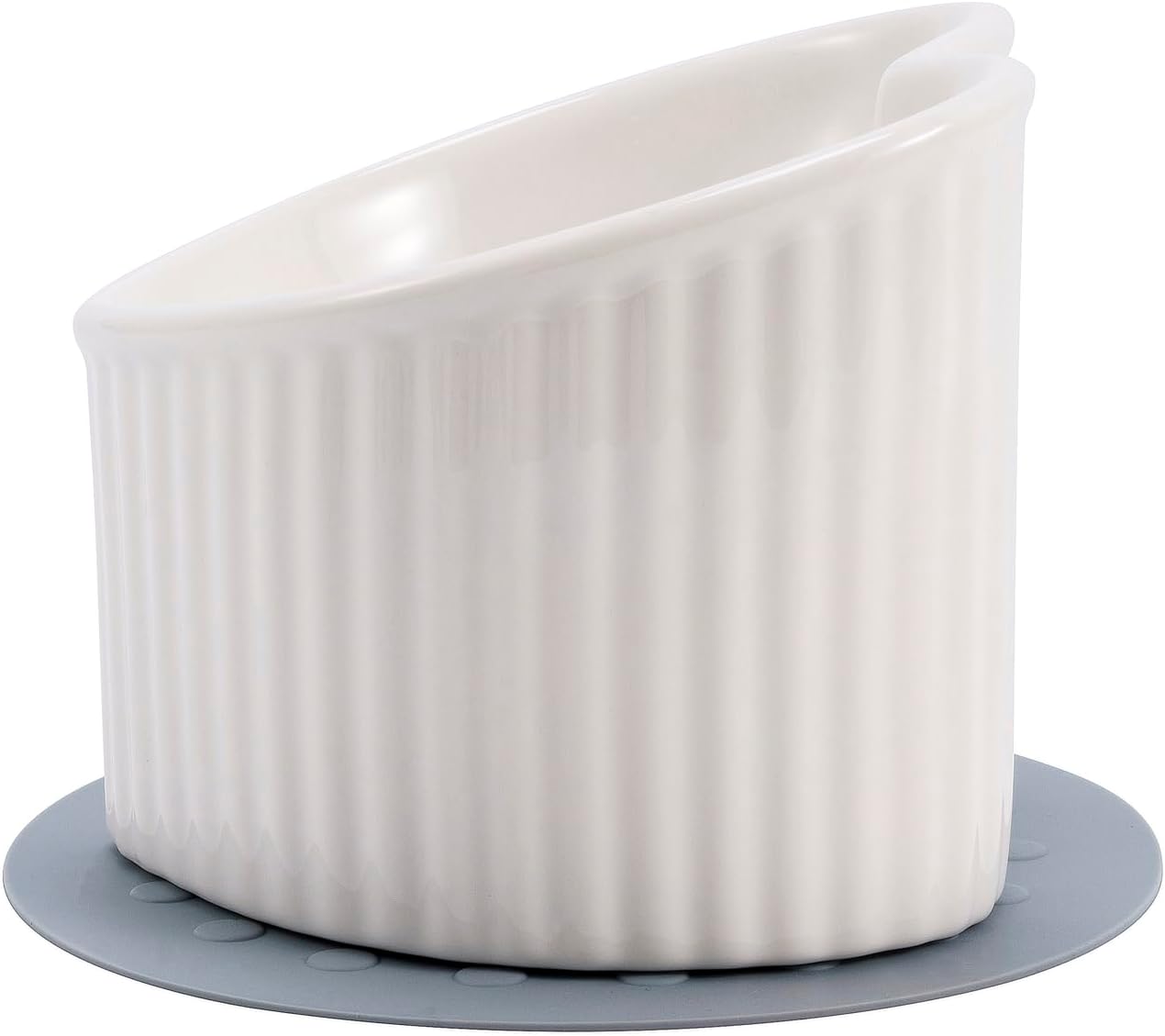 Detalle de Ceramic cat food bowl 5.5 inch, 6 oz