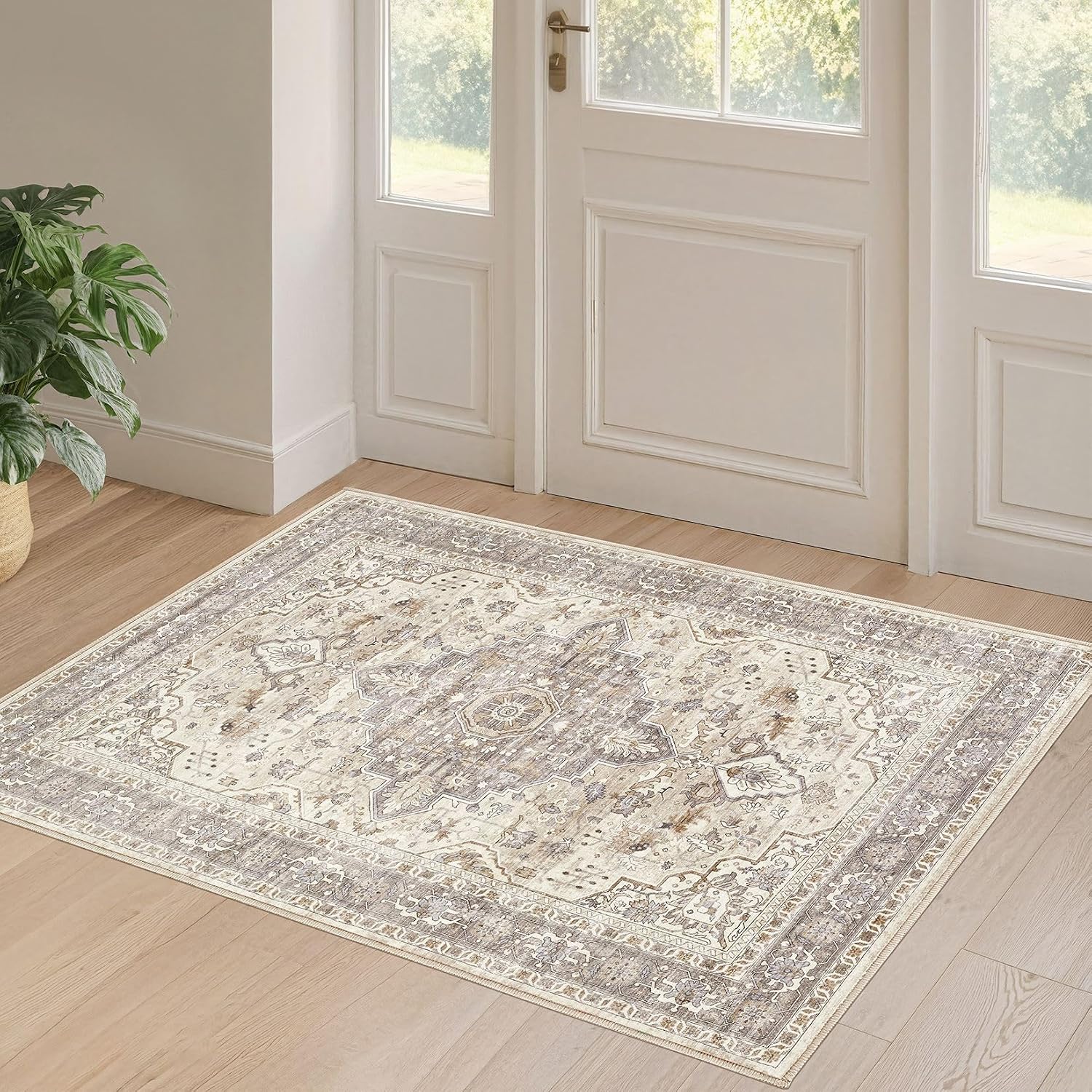 Detalle de LOONGRUG 12x18 Washable Rug