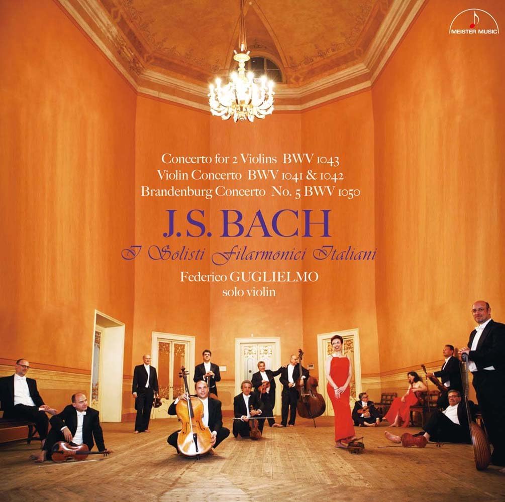 Detalle de J.S.バッハ「2つのヴァイオリンのための協奏曲 ニ短調 BWV 1043」ほか、ブランデンブルク協奏曲第5番収録