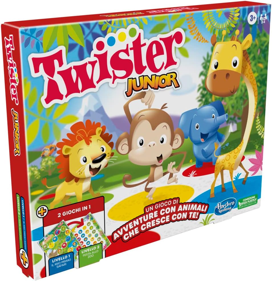 Thumbnail 1 de Hasbro Twister Junior 2 in 1 Gioco per Bambini 🎲