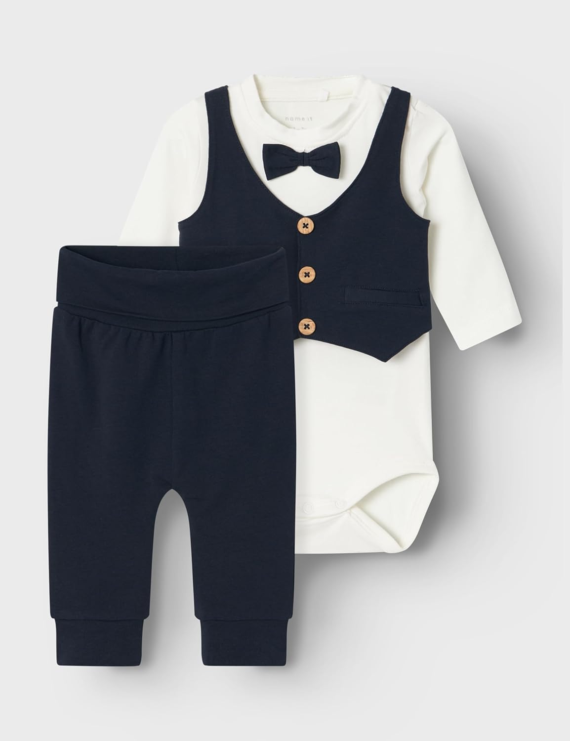 Thumbnail 2 de NAME IT Nbmadam Ls Body Set Noos completo da notte unisex per bambini e ragazzi, zaffiro scuro