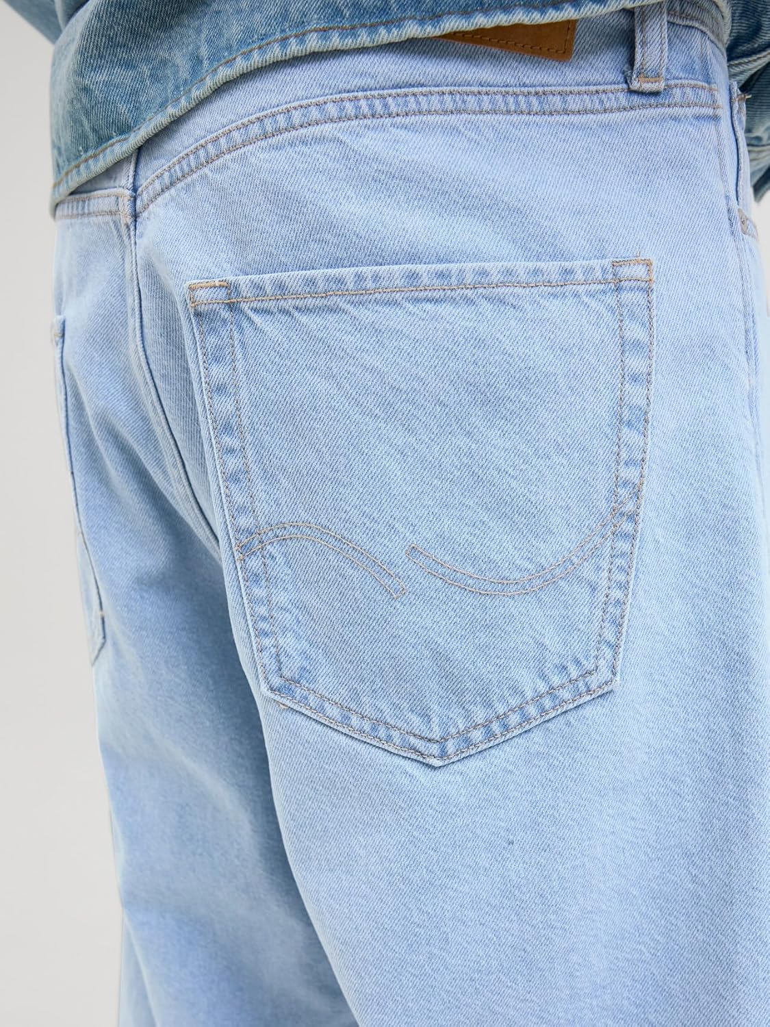 Detalle de JACK & JONES JJiron JJoriginal Sq 730 Sn Short — Short en jean homme, coupe extra baggy, smart casual