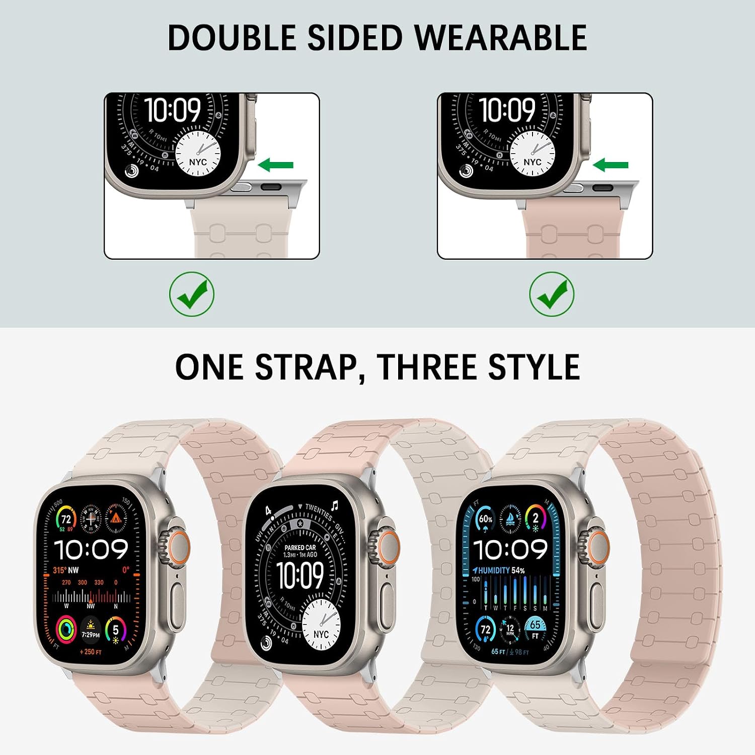 Detalle 2 de Sixmoat Double Sided Magnetic Strap 45mm