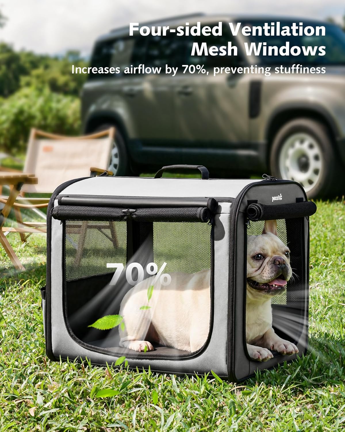 Thumbnail 5 de pecute Hundetransportbox Stabil 61x52x45 cm