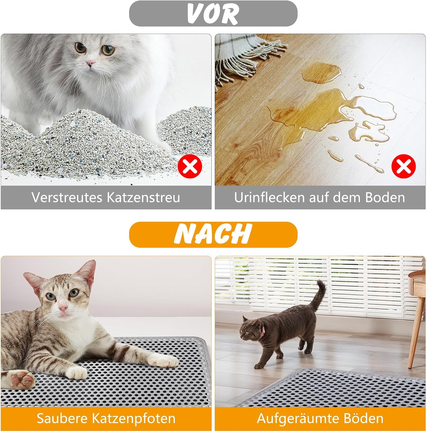 Thumbnail 4 de Katzenklo Matte 60 x 40 cm 🐾