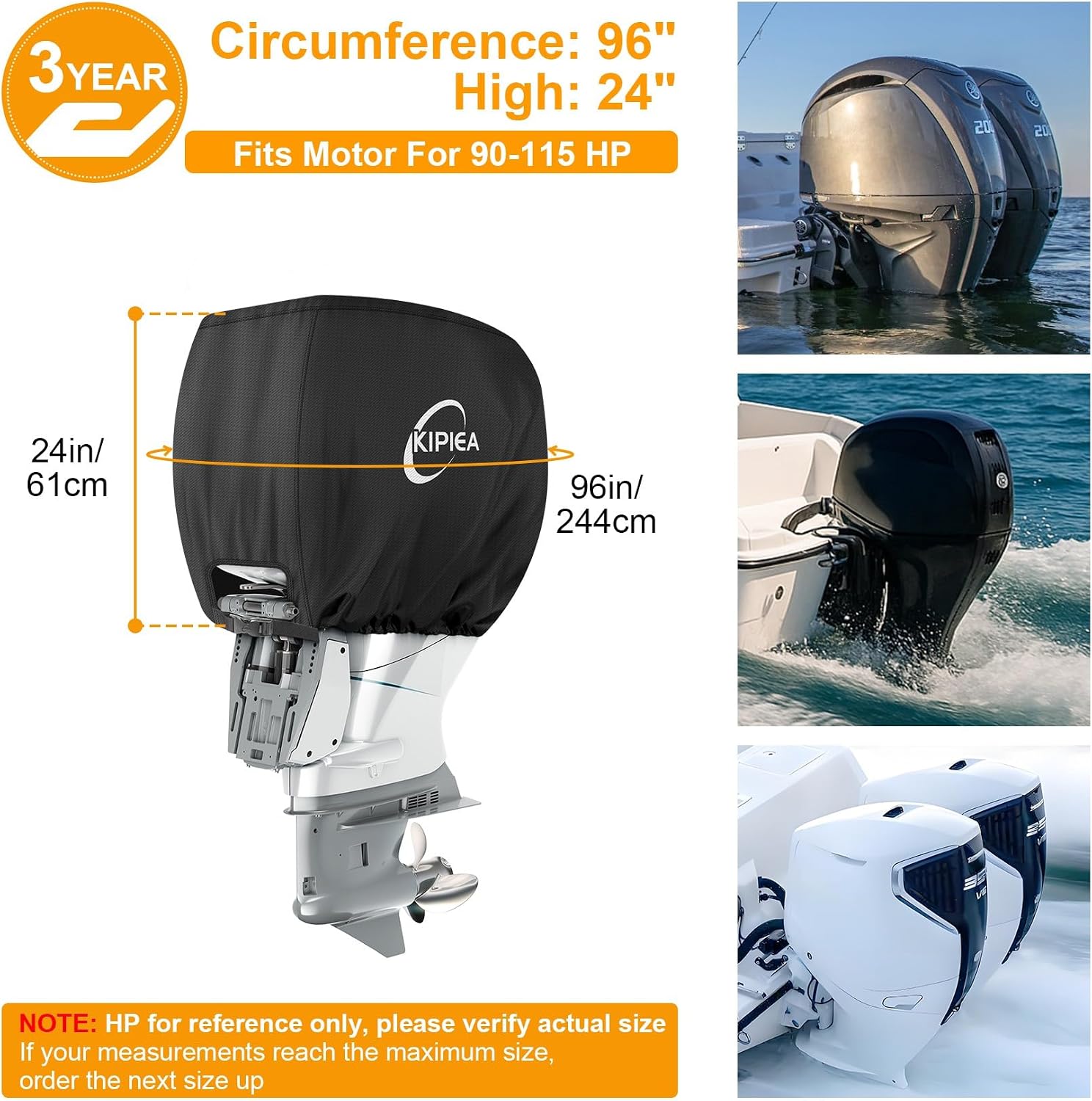 Detalle 2 de Kipiea Outboard Motor Cover 1300D