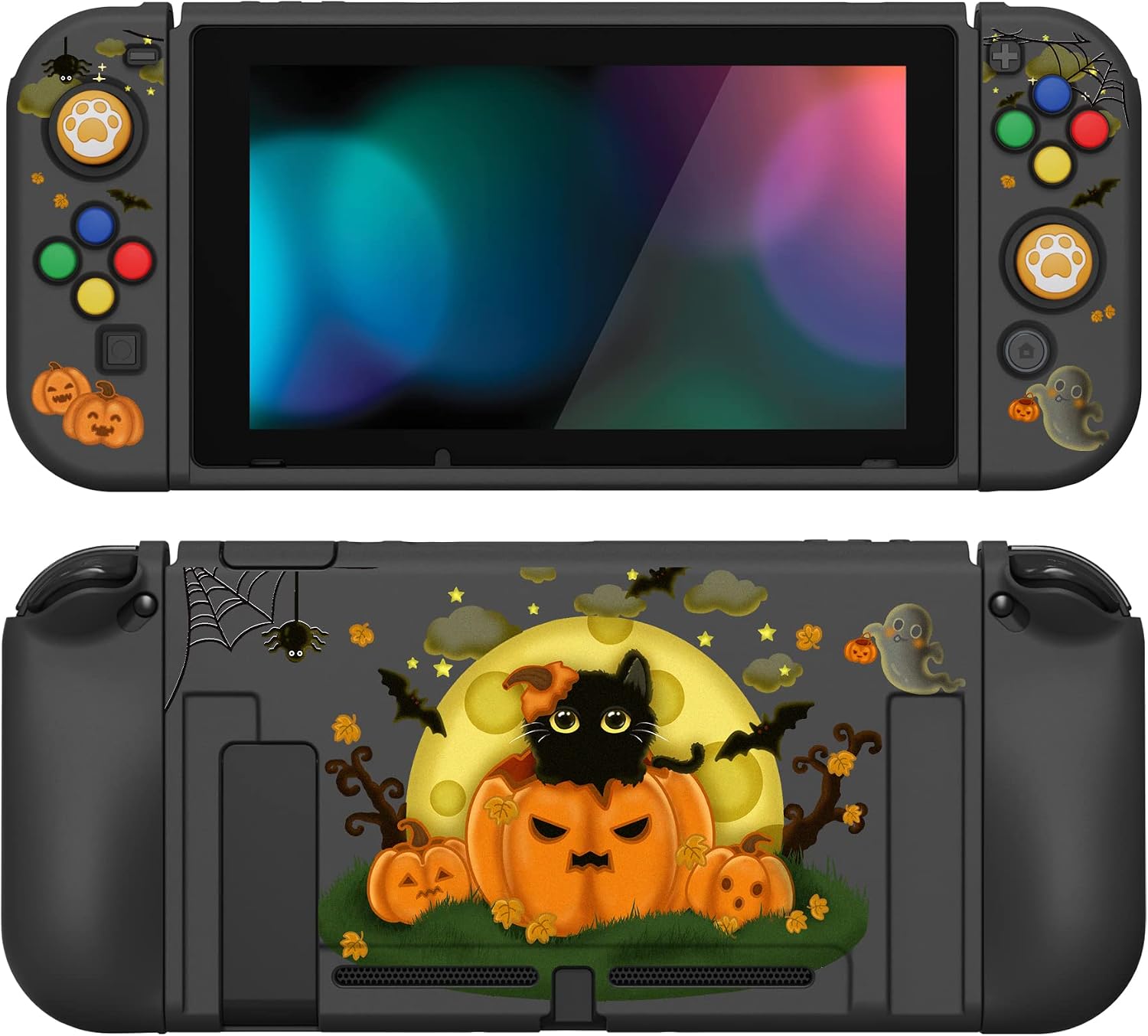 Detalle de PlayVital ZealProtect Soft Protective Case for Nintendo Switch Moon Night