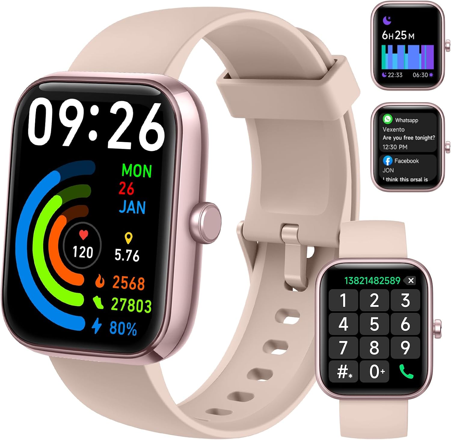 Detalle de YMZ Smart Watch 1.83 pulgadas con Bluetooth