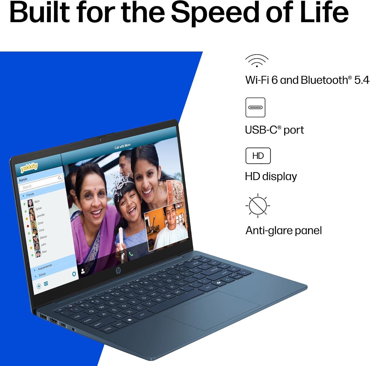 Detalle 2 de HP Laptop PC 14, 14-Inch HD Laptop with Intel N150 and 128GB UFS