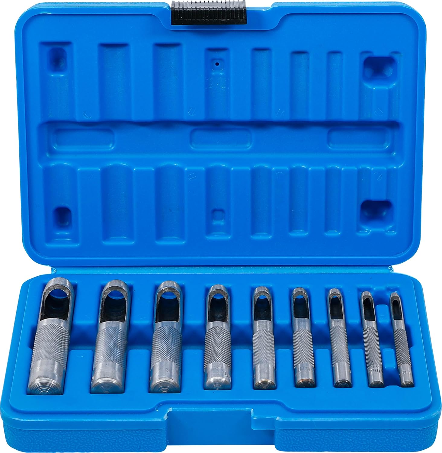 Detalle de BGS 565 Hole Punch Set, 3–12 mm, 9 sizes in a plastic cassette