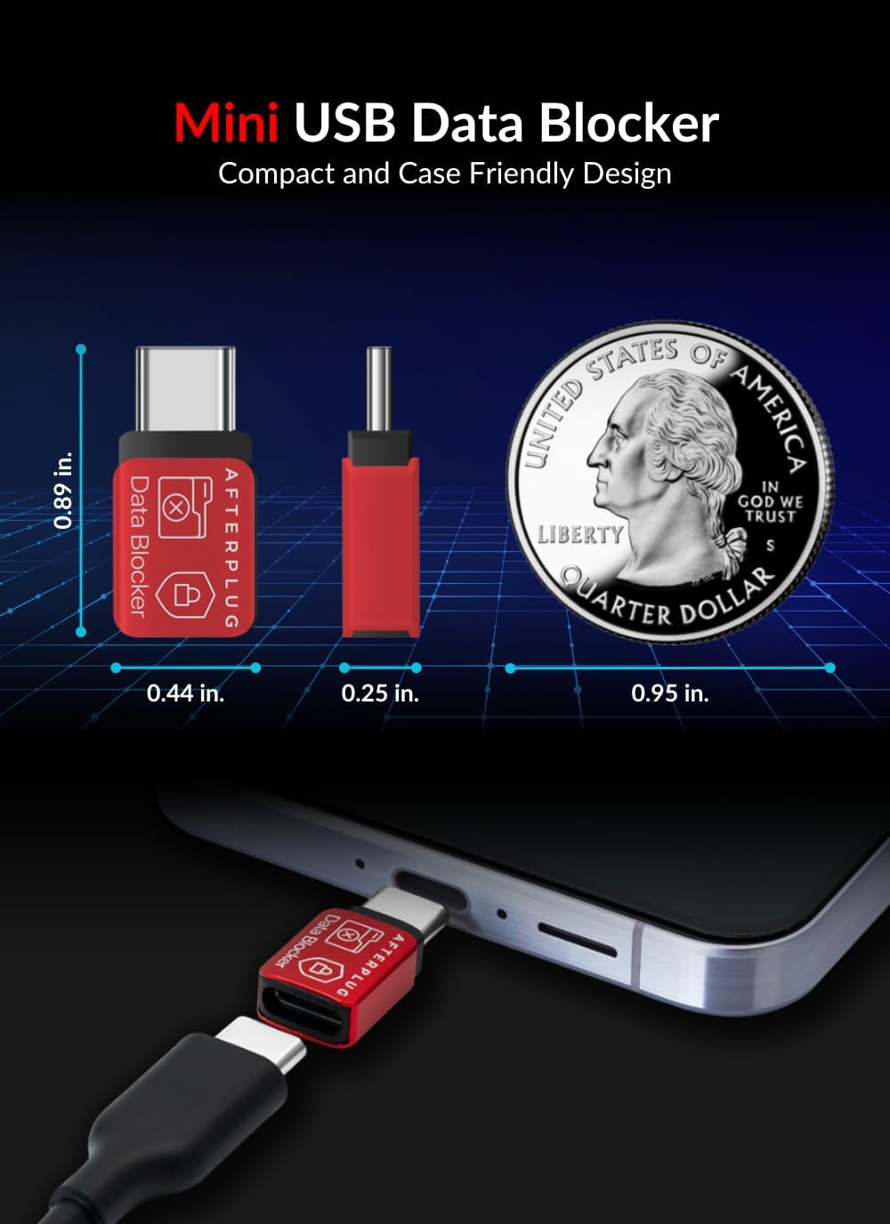Thumbnail 4 de Afterplug USB C to C Data Blocker 240W pack ๐