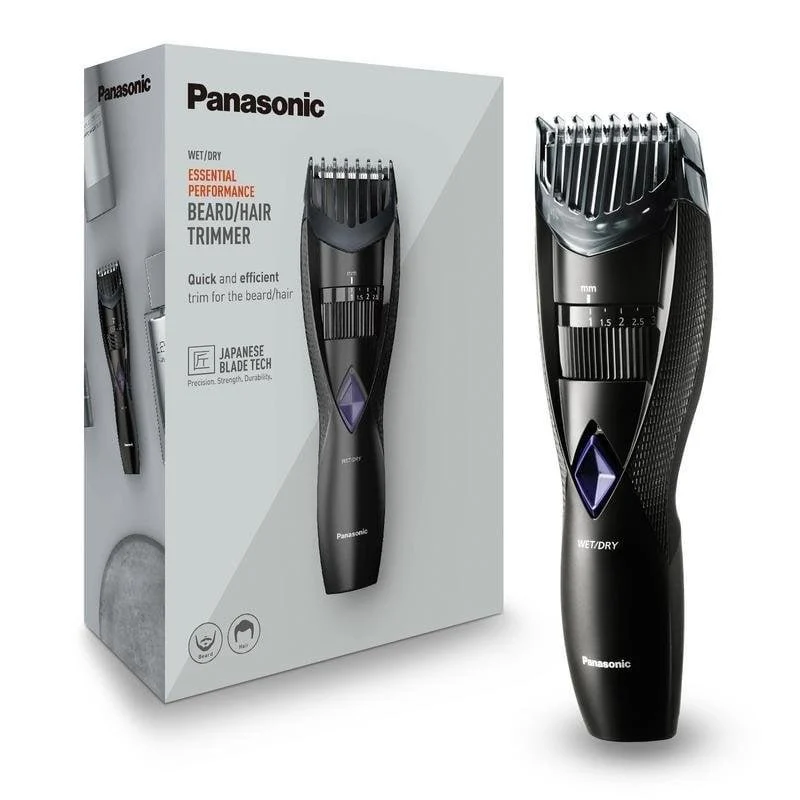 Thumbnail 2 de Barbero Panasonic ER-GB37 Negro: recortadora de barba 20 longitudes, uso mojado y seco