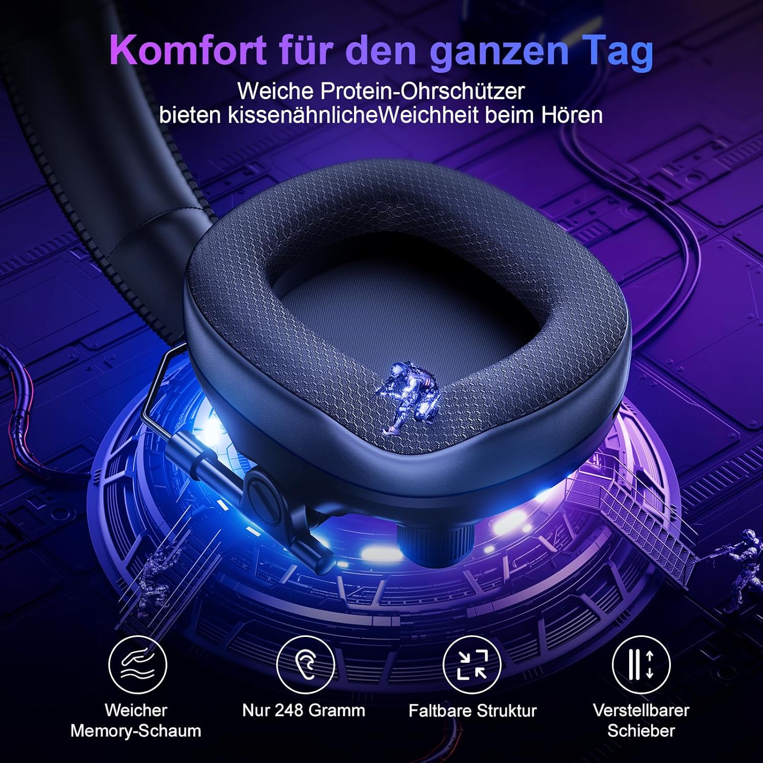 Thumbnail 6 de FC400 Wireless Gaming Headset mit 50 Stunden Akkulaufzeit