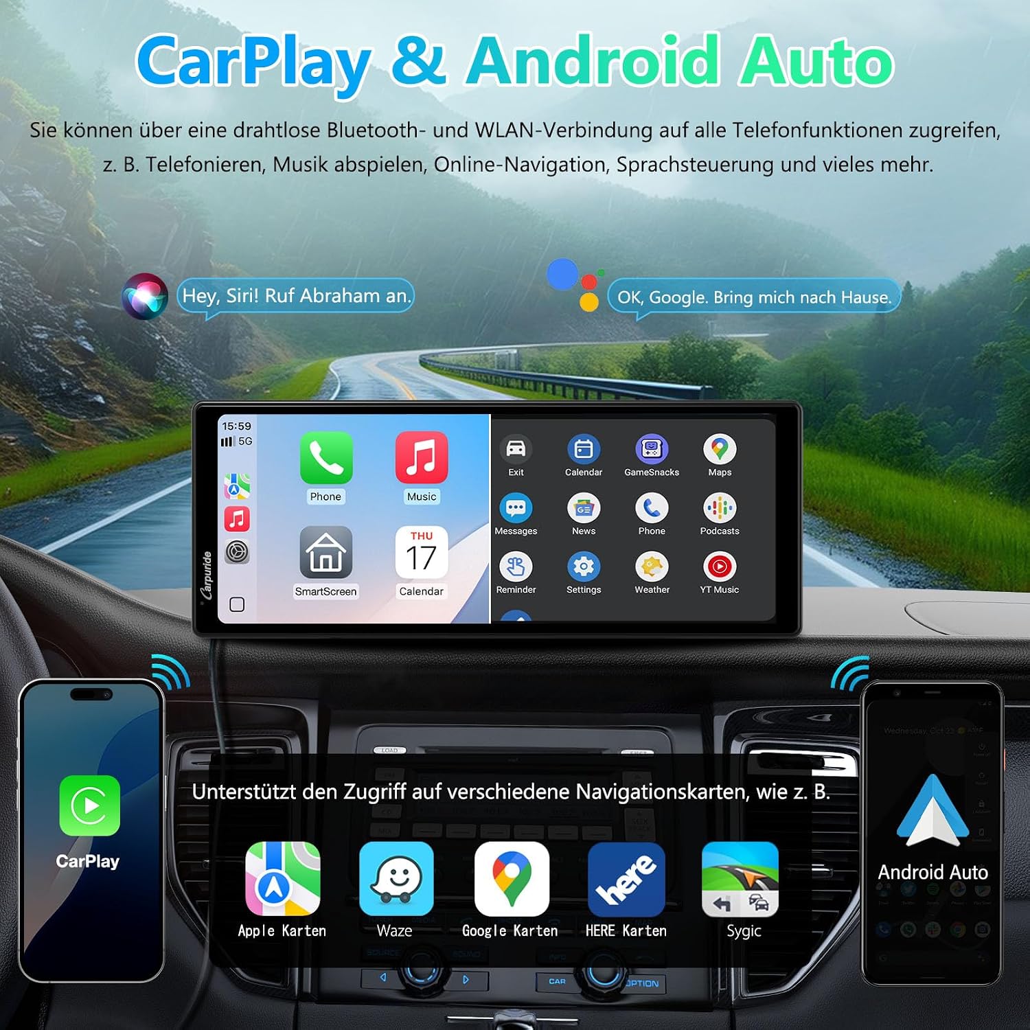 Thumbnail 1 de Carpuride V92 10,3 Zoll Touchscreen Autoradio