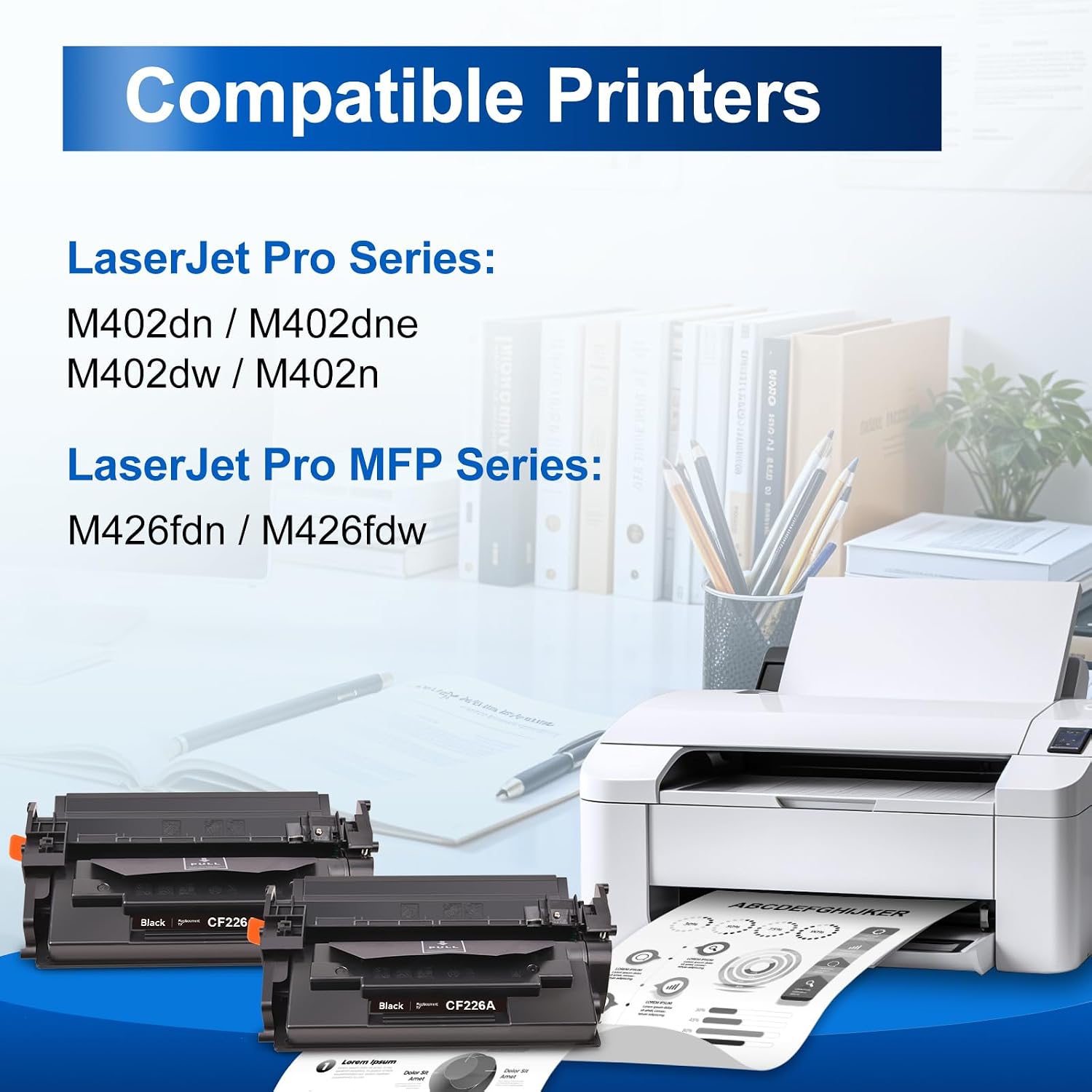 Detalle de InkNI compatible toner cartridge 26A