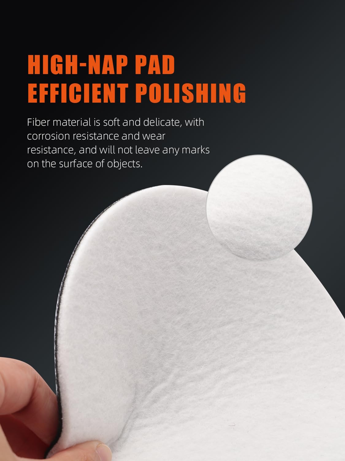 Detalle de SPTA Glass Polishing Pads, 5-inch