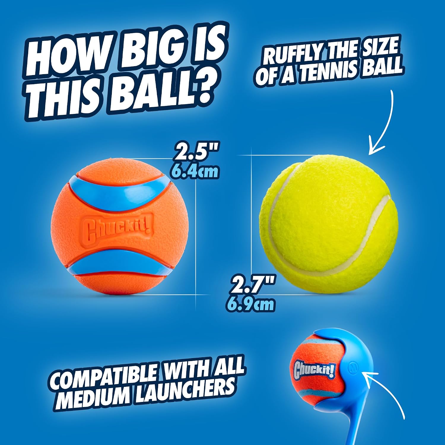 Detalle 2 de Chuckit! Ultra Ball 6.5 cm