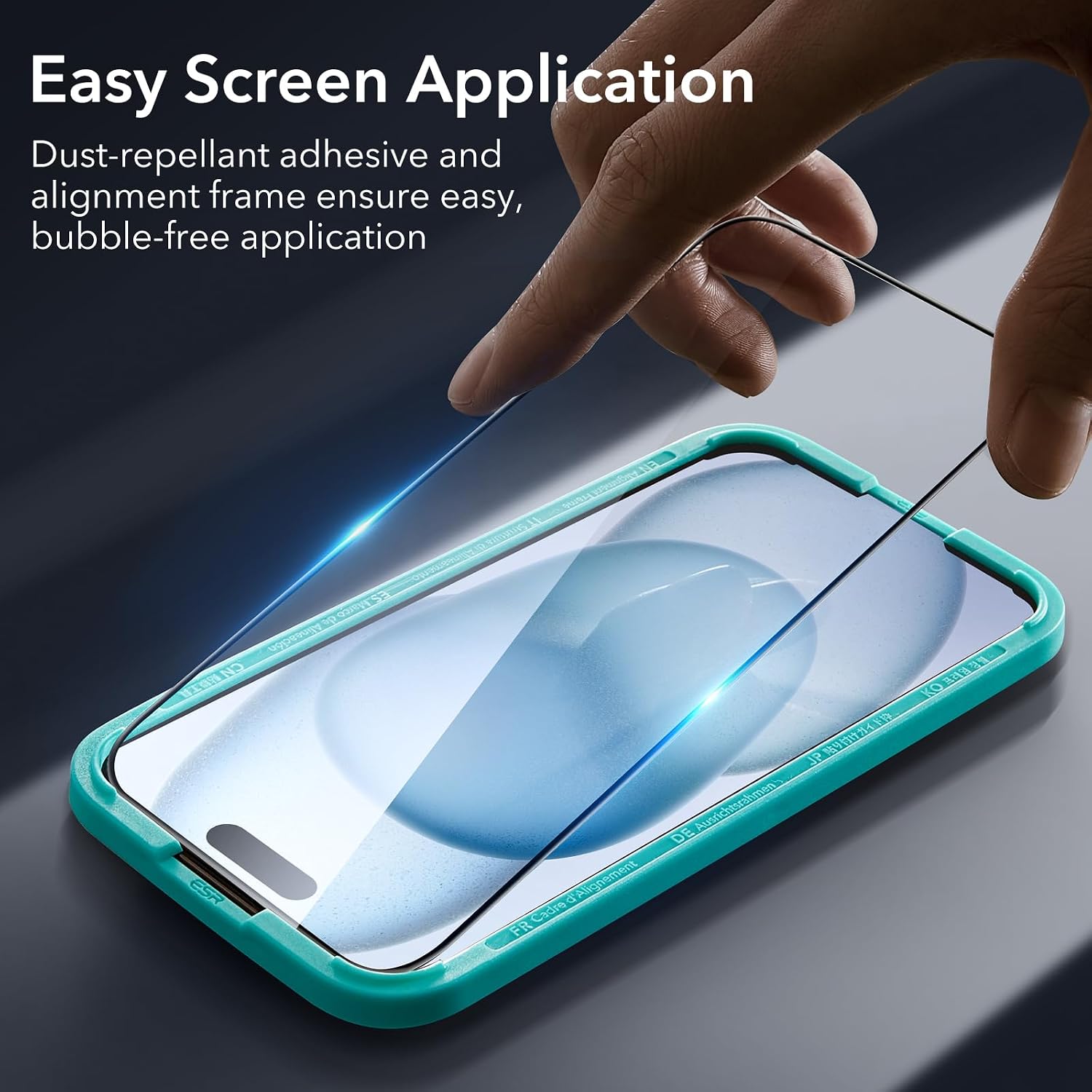 Detalle 2 de ESR iPhone 15 Plus Screen Protector