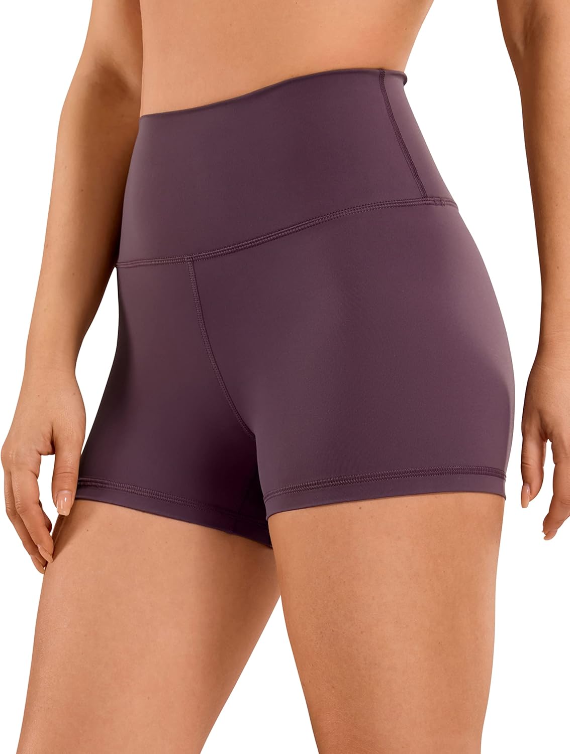 Thumbnail 6 de CRZ YOGA Naked Feeling Donne – Pantaloncini da Yoga a Vita Alta 7/15/20 cm, stile biker e compressione leggera