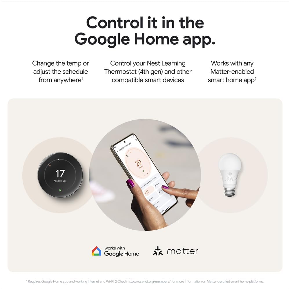 Thumbnail 5 de Google smart thermostat, 4th Gen
