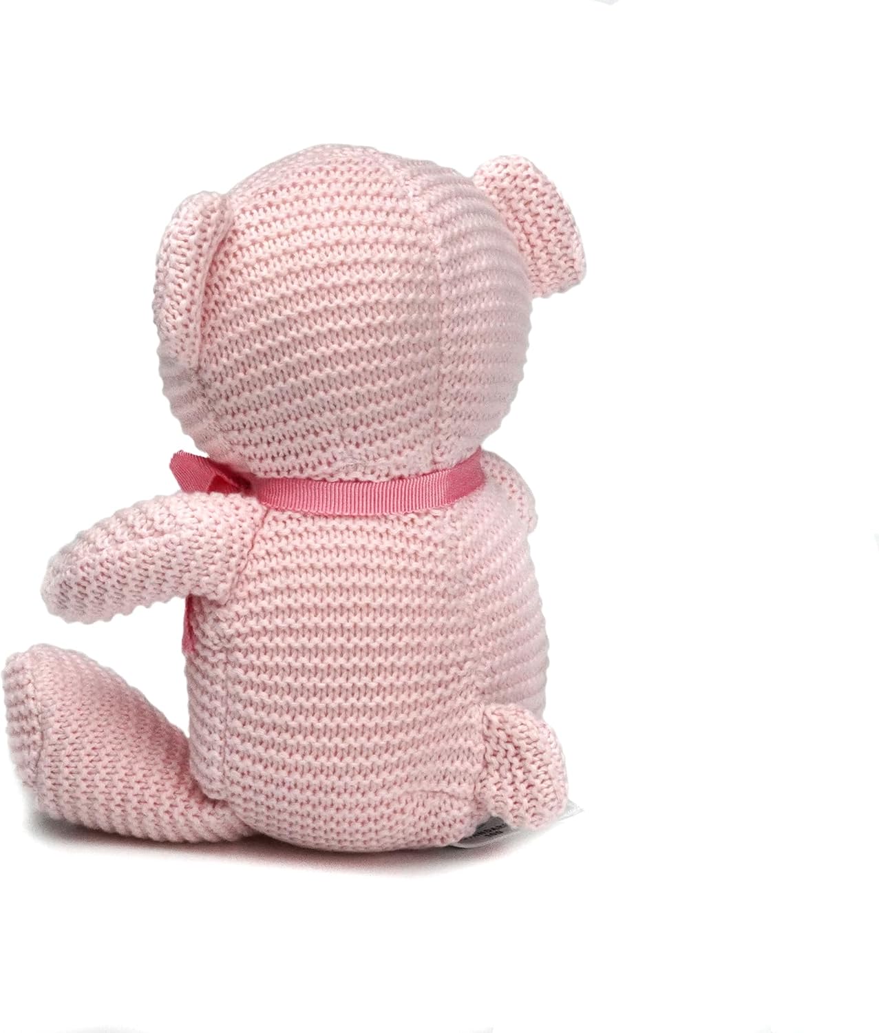 Thumbnail 4 de FLUFFYFUN 100% Organic Cotton Pink Teddy Bear (6.5") – soft toy for newborns (0+ months)