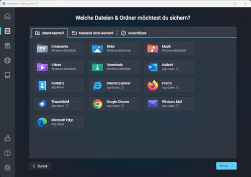 Detalle de Backup Pro 27 – Datensicherung und Notfallwiederherstellung für Windows 11/10